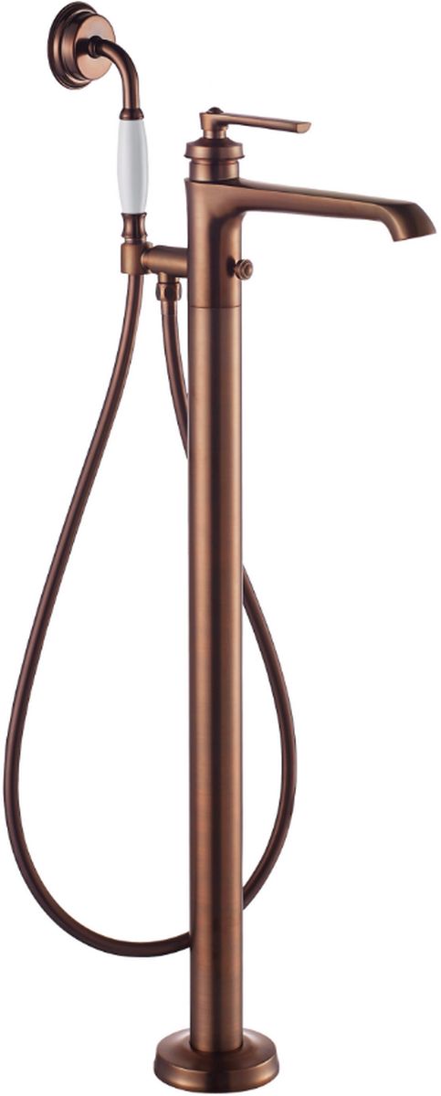 Omnires Armance Badewannen- und Duscharmatur freistehend kupfer AM5233ORB