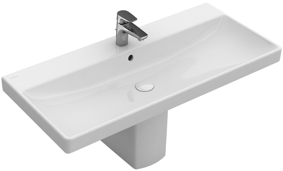 Villeroy & Boch Avento Waschbecken 80x47 cm rechteckig Klassisch-Möbel weiß 41568001