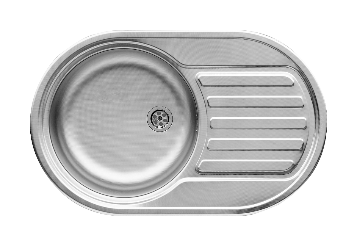 Pyramis SR Stahlspüle 76.5x48 cm 100189701