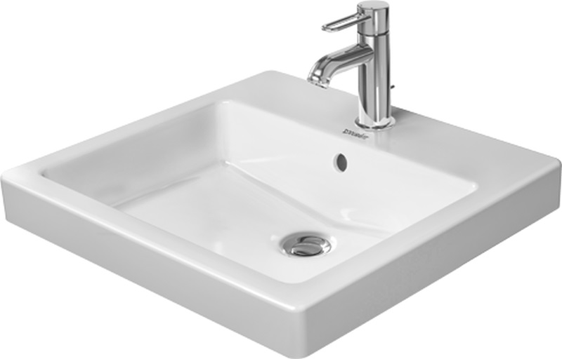 Duravit Vero Waschbecken 50x46.5 cm rechteckig Einbauwaschbecken weiß 0315500000