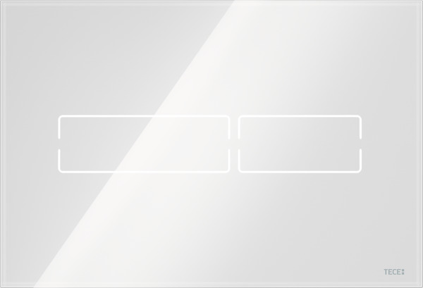 Tece Lux Mini Betätigungsplatte für Toilette weiß 9.240.960