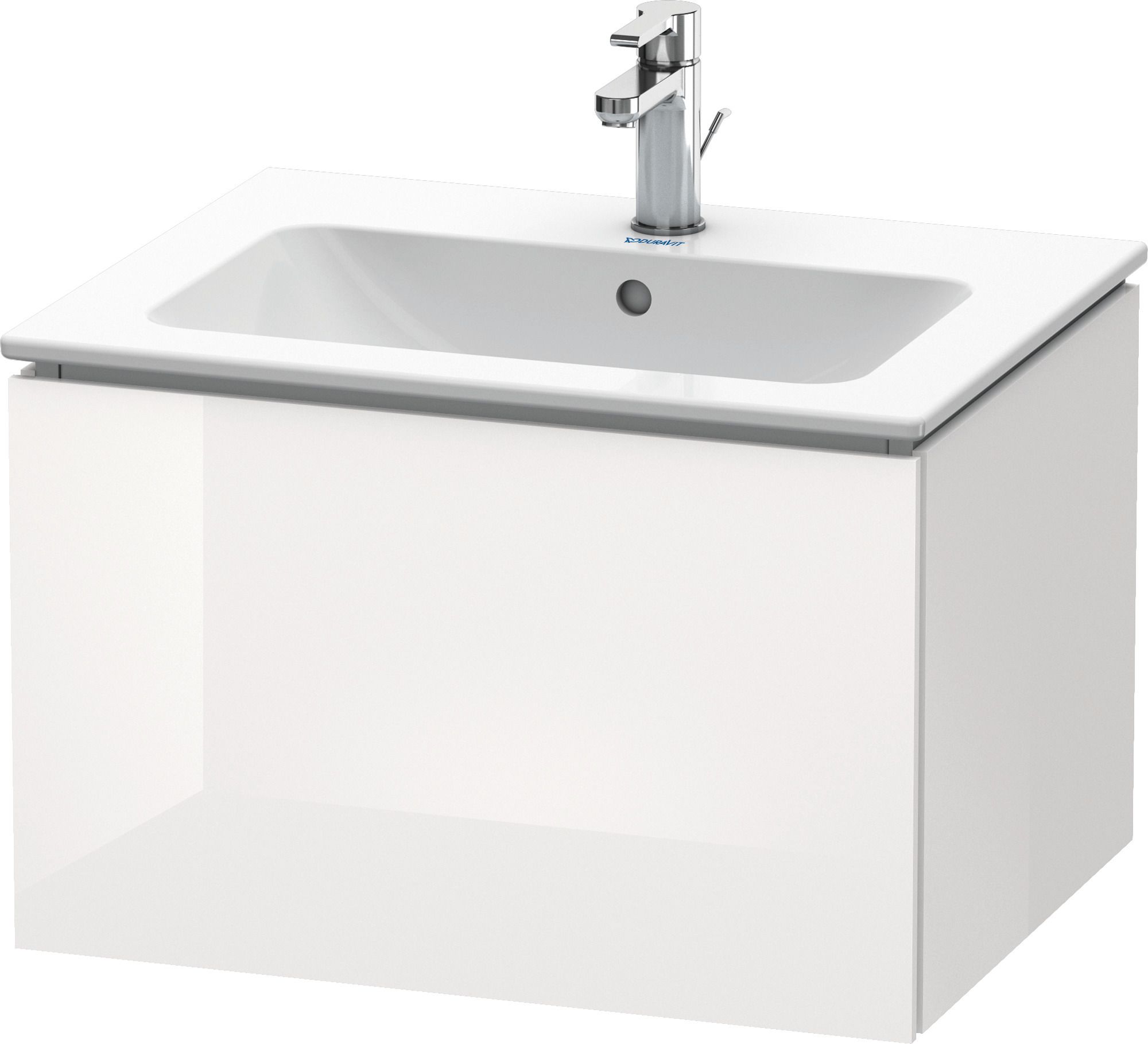 Duravit L-Cube Kabinett 62x48.1x40 cm Unterschrank hängend weiß LC614002222