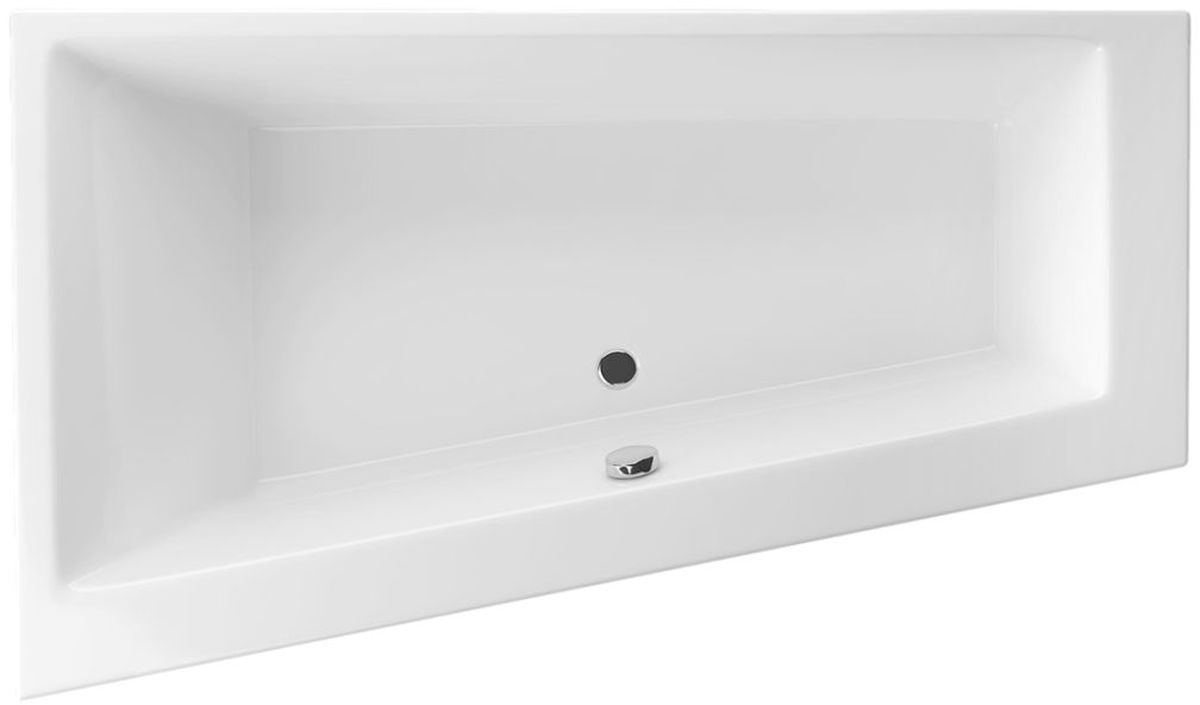 Excellent Sfera Eckbadewanne 170x100.5 cm linksseitig weiß WAEX.SFL17WHS