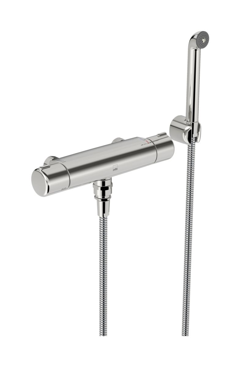 Oras Nova Duschbatterie Wandmontage mit Thermostat chrom 7484