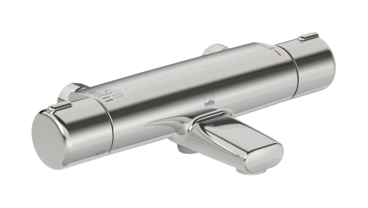 Oras Nova Badewannen- und Duscharmatur Wandmontage mit Thermostat chrom 7462