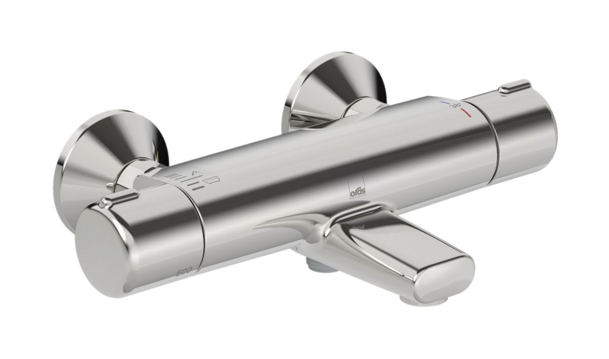 Oras Nova Badewannen- und Duscharmatur Wandmontage mit Thermostat chrom 7462U