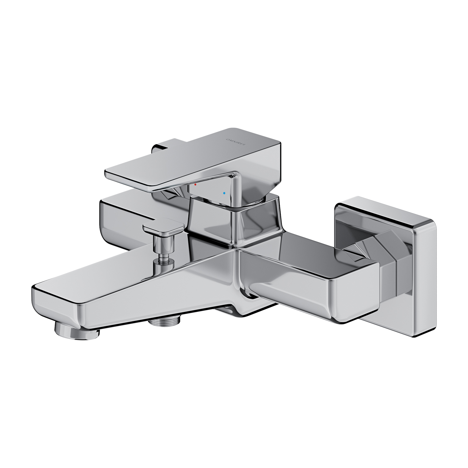 Omnires Parma Badewannen- und Duscharmatur Wandmontage chrom PM7430CR