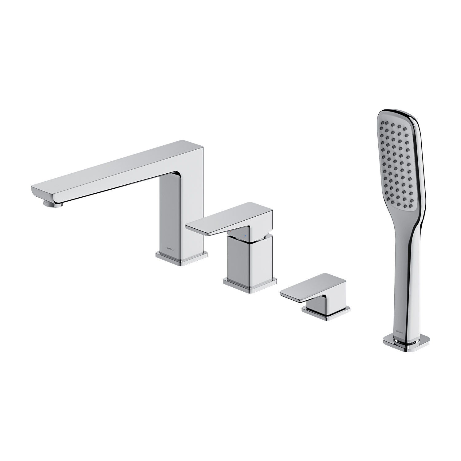 Omnires Parma Badewannen- und Duscharmatur awannenmontiert chrom PM7432CR