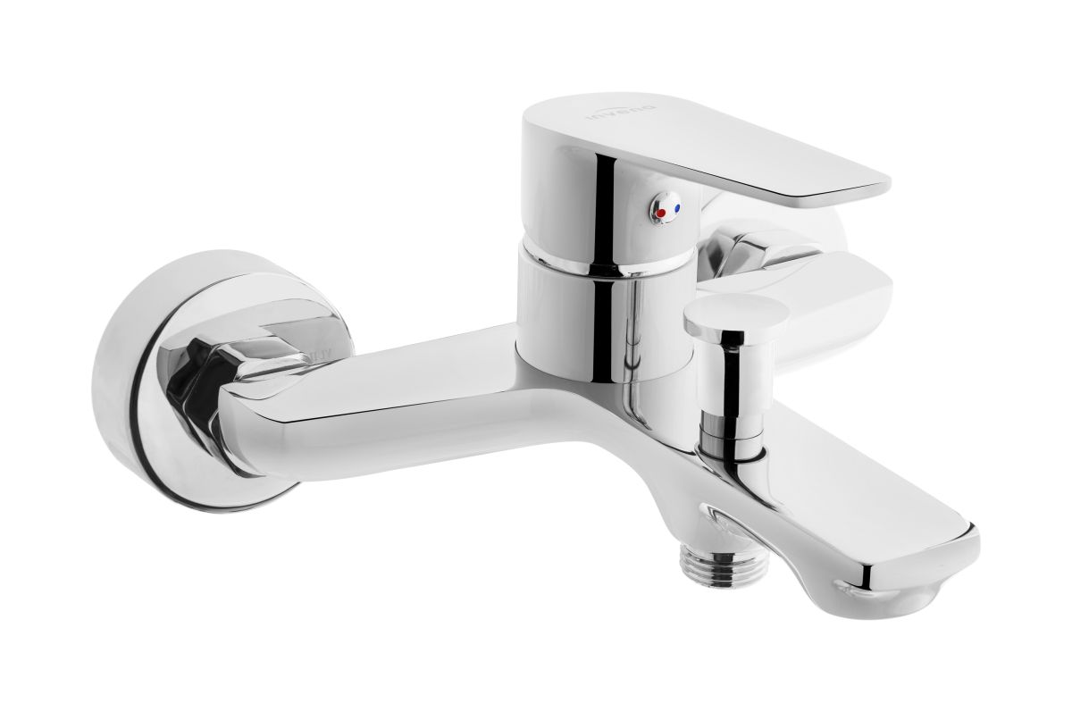 Invena Dokos badewannen- und duscharmatur Wand chrom BW-19-001