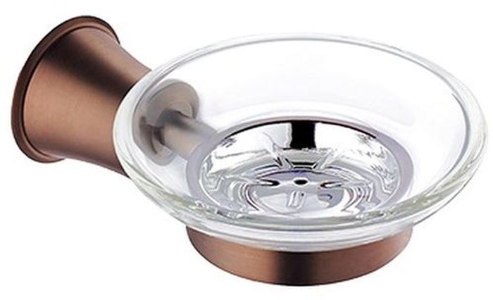 Omnires Art LIne Seifenschale Wand kupfer-transparent AL53420ORB