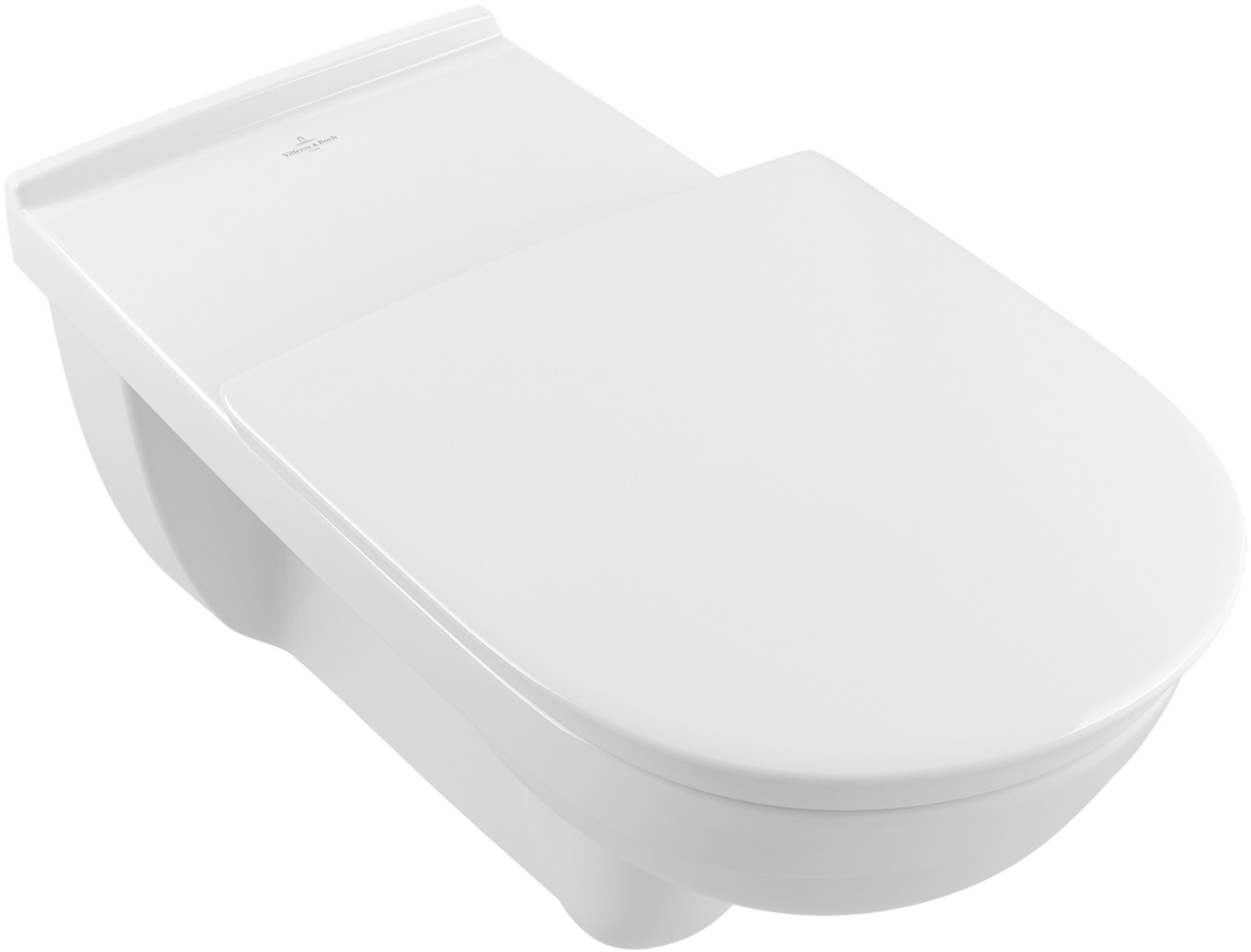 Villeroy & Boch O.Novo Vita WC-Becken hängend Spülrandlos für Behinderte weiß 4601R0R1