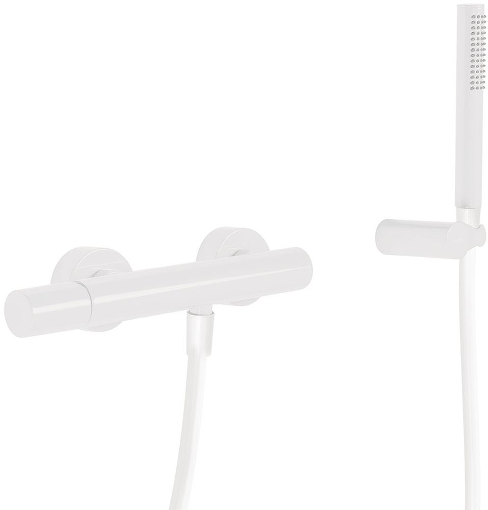 Tres Study Exclusive Duschbatterie Wandmontage weiß 261.167.01.BM