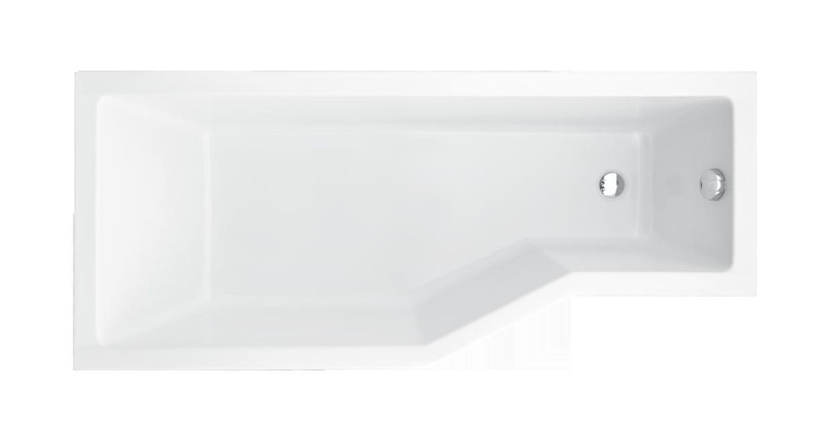 Besco Integra Eckbadewanne 150x75 cm linksseitig weiß #WAI-150-PL