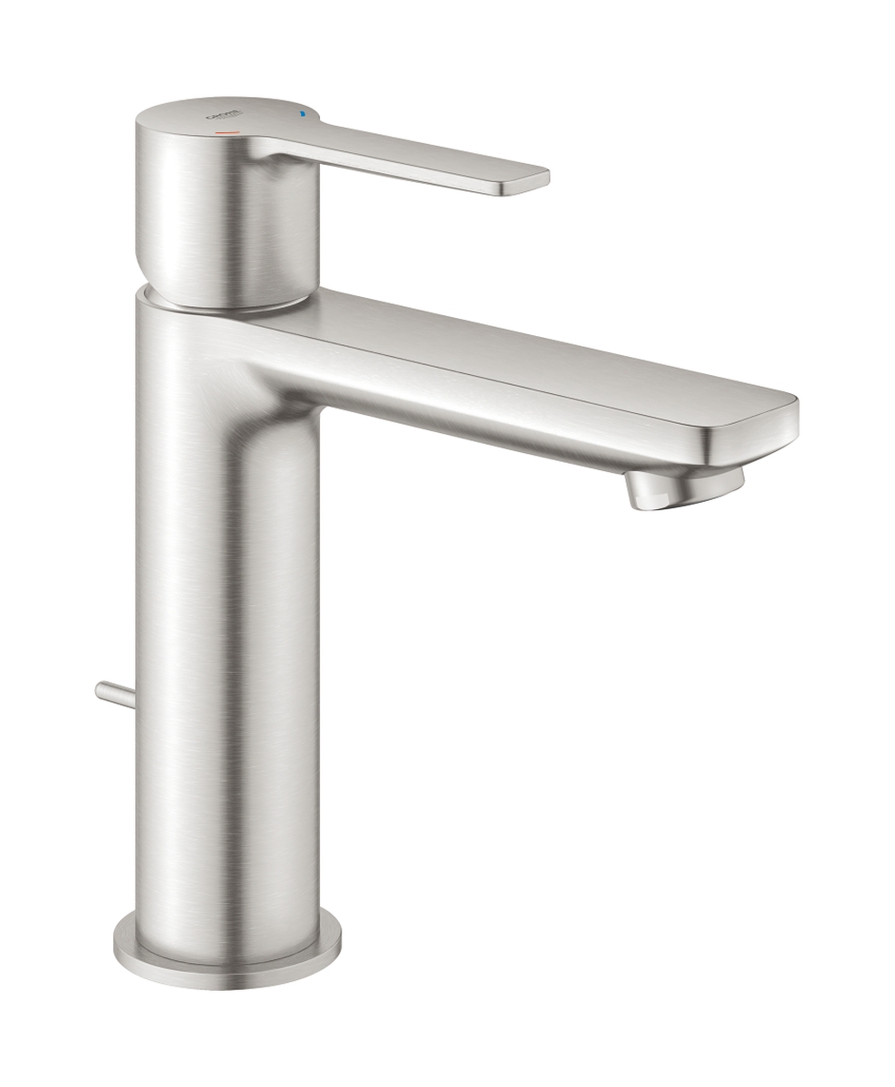 Grohe Lineare Waschtischarmatur Stehend SuperSteel 32114DC1