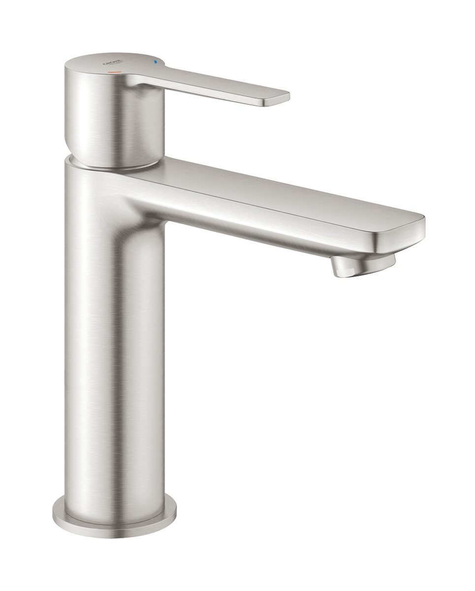 Grohe Lineare Waschtischarmatur Stehend SuperSteel 23106DC1