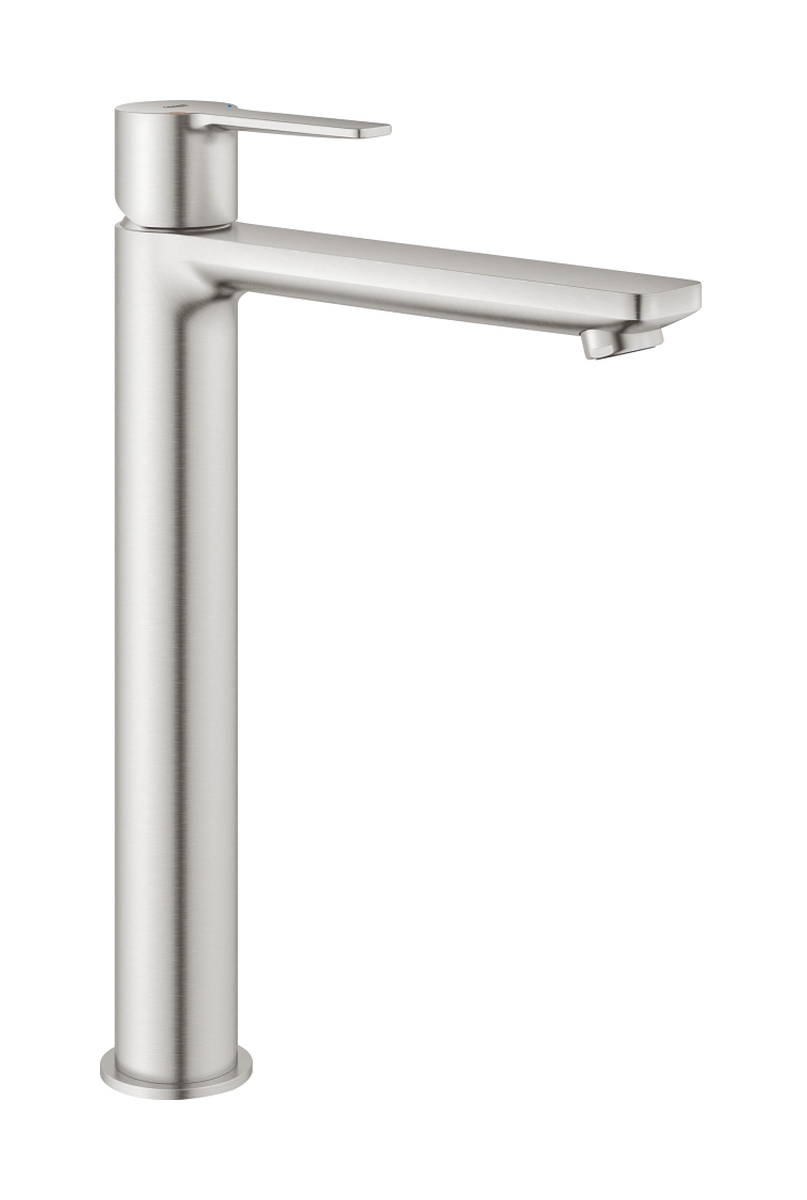 Grohe Lineare Waschtischarmatur Stehend SuperSteel 23405DC1