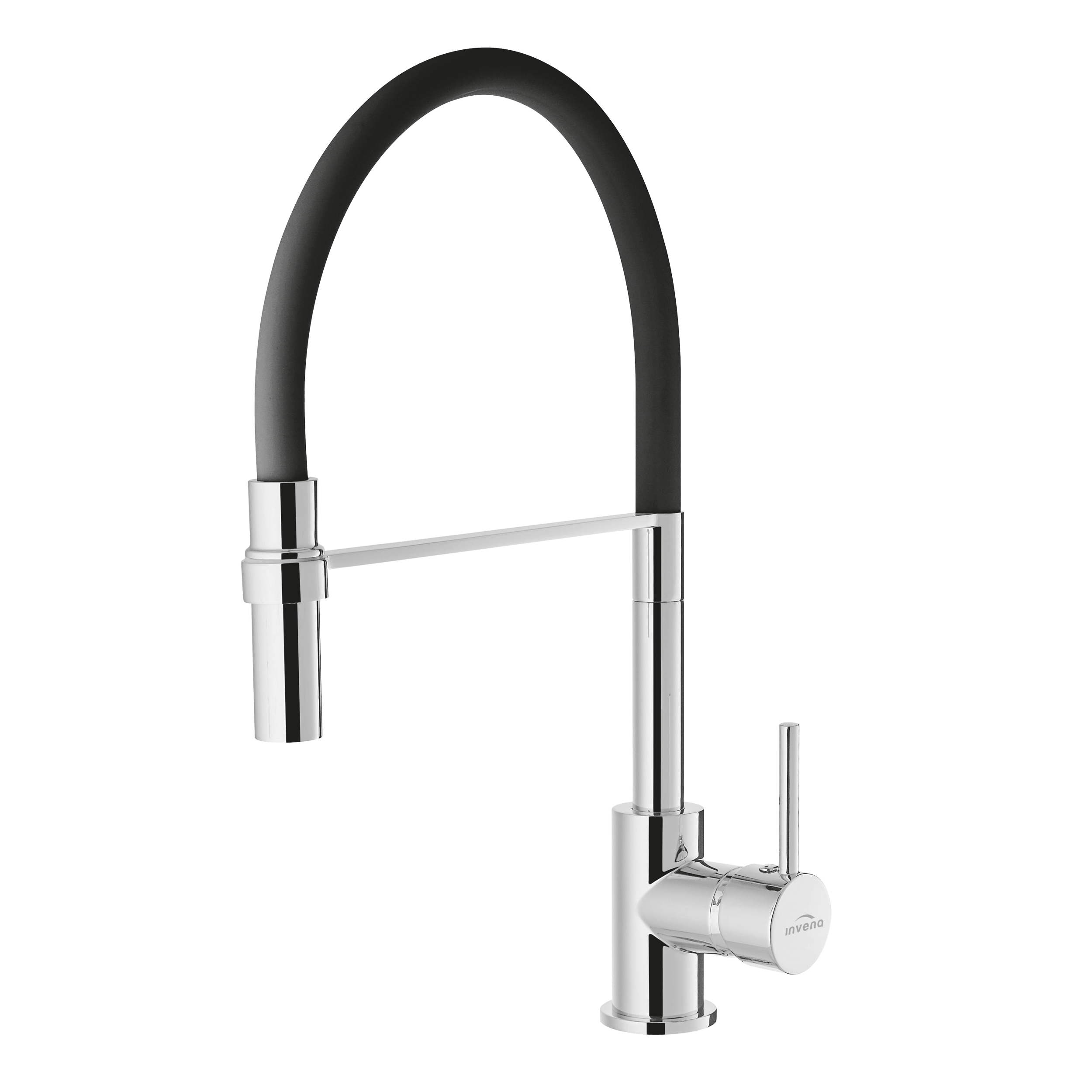 Invena Kameleon küchenarmatur stehend schwarz BZ-29-L04