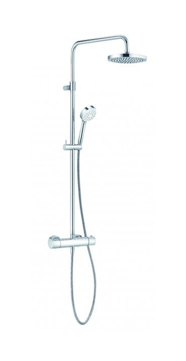 Kludi Dual Shower System Duschset Wandmontage mit Thermostat chrom 6809505-00