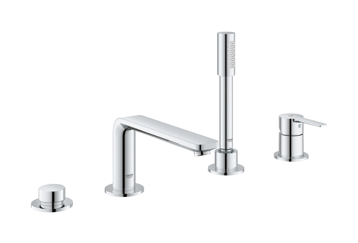 Grohe Lineare Badewannen- und Duscharmatur awannenmontiert StarLight Chrome 19577001