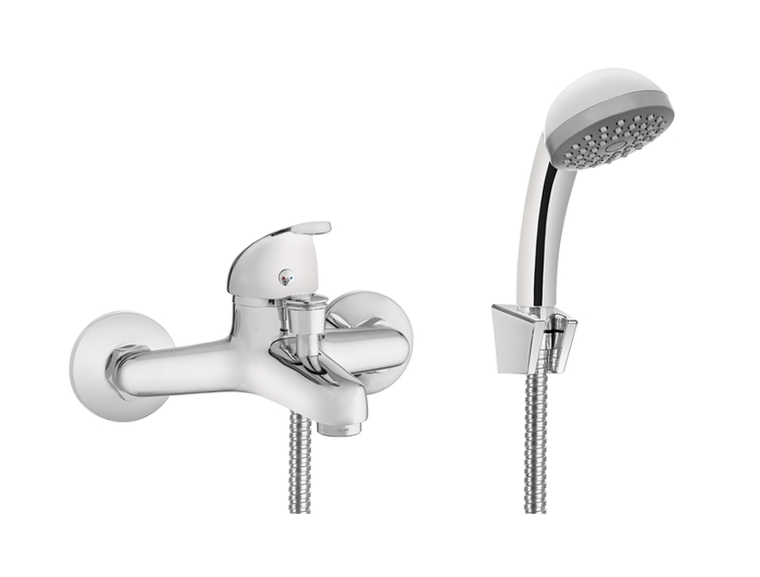 Invena Perea badewannen- und duscharmatur Wand chrom BW-05-001