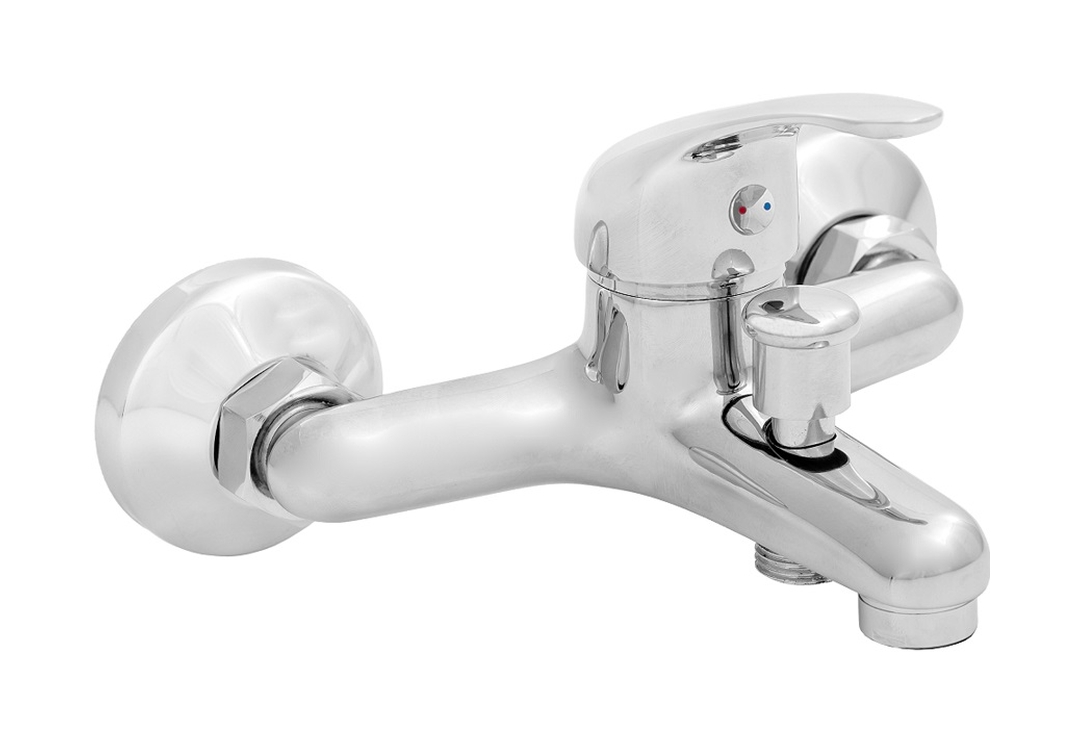 Invena Mitris badewannen- und duscharmatur Wand chrom BW-79-001