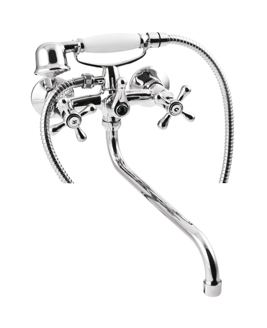 Invena Roma badewannen- und duscharmatur Wand chrom BW-24-00S