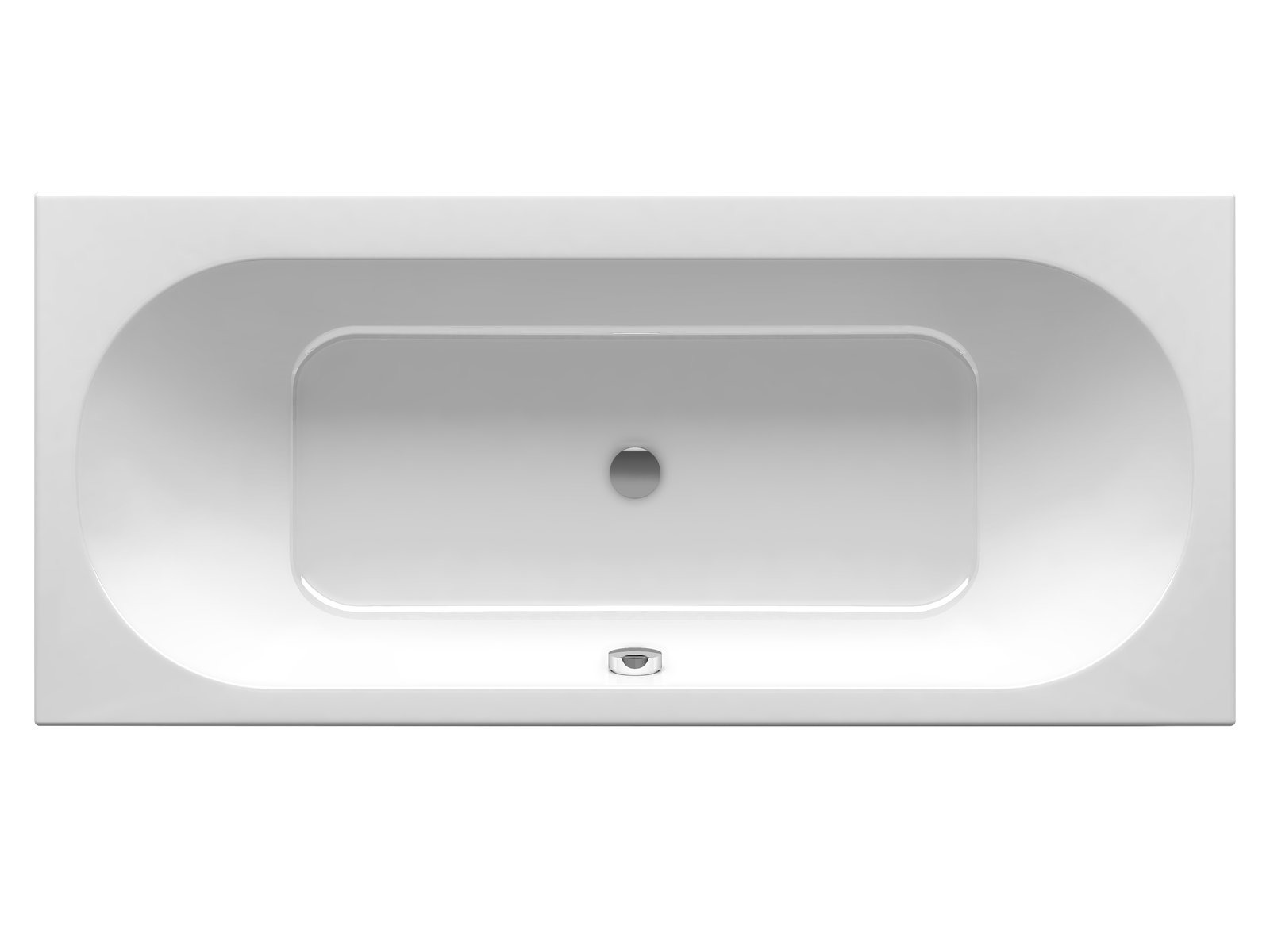 Ravak City Rechteckige Badewanne 180x80 cm weiß C920000000