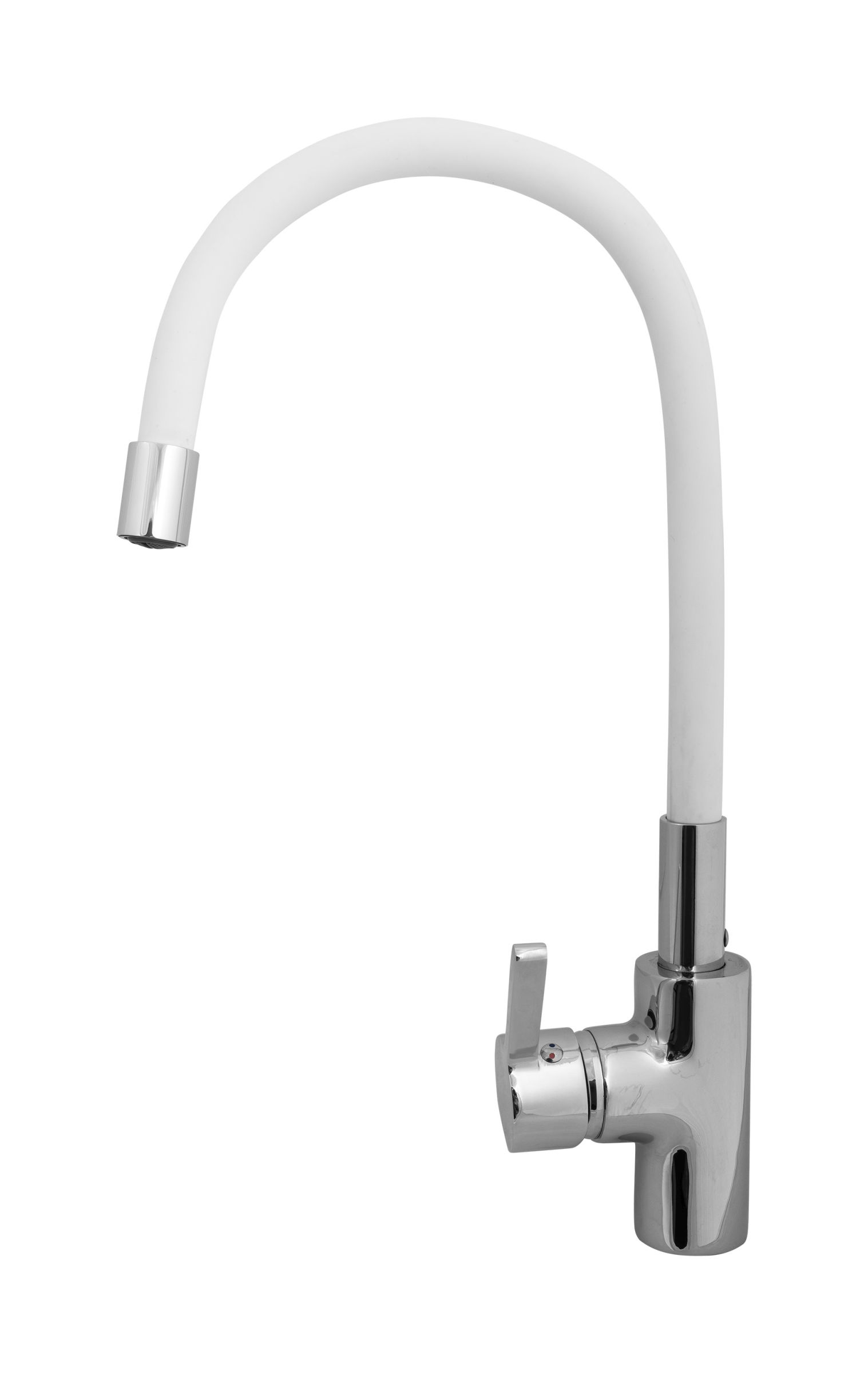 Pyramis Flessi Küchenarmatur Stehend chrom-weiß 090919538