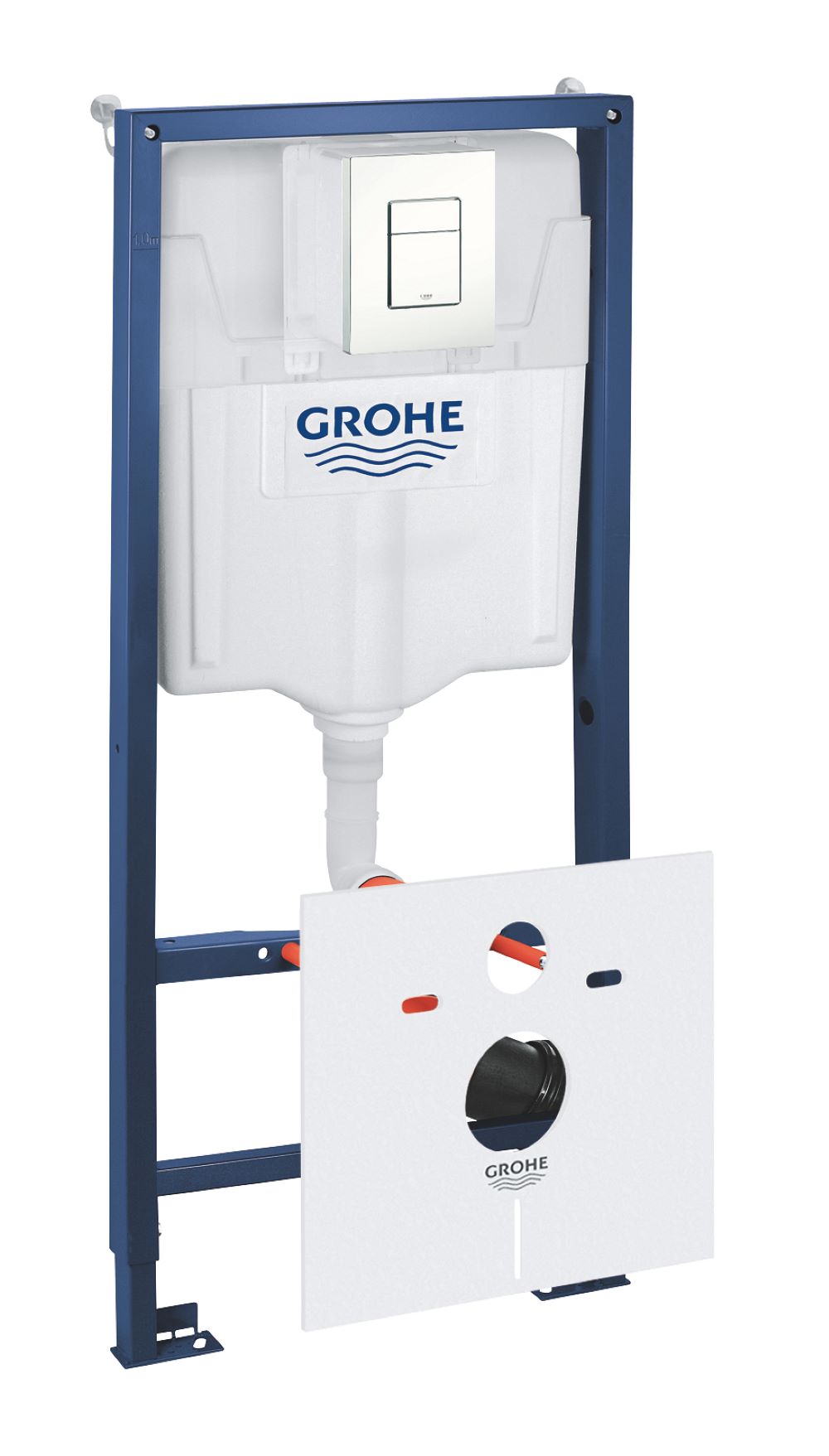 Grohe Rapid SL Verdeckter Rahmen mit Betätigungsplatte in der hängenden Schüssel 39448000