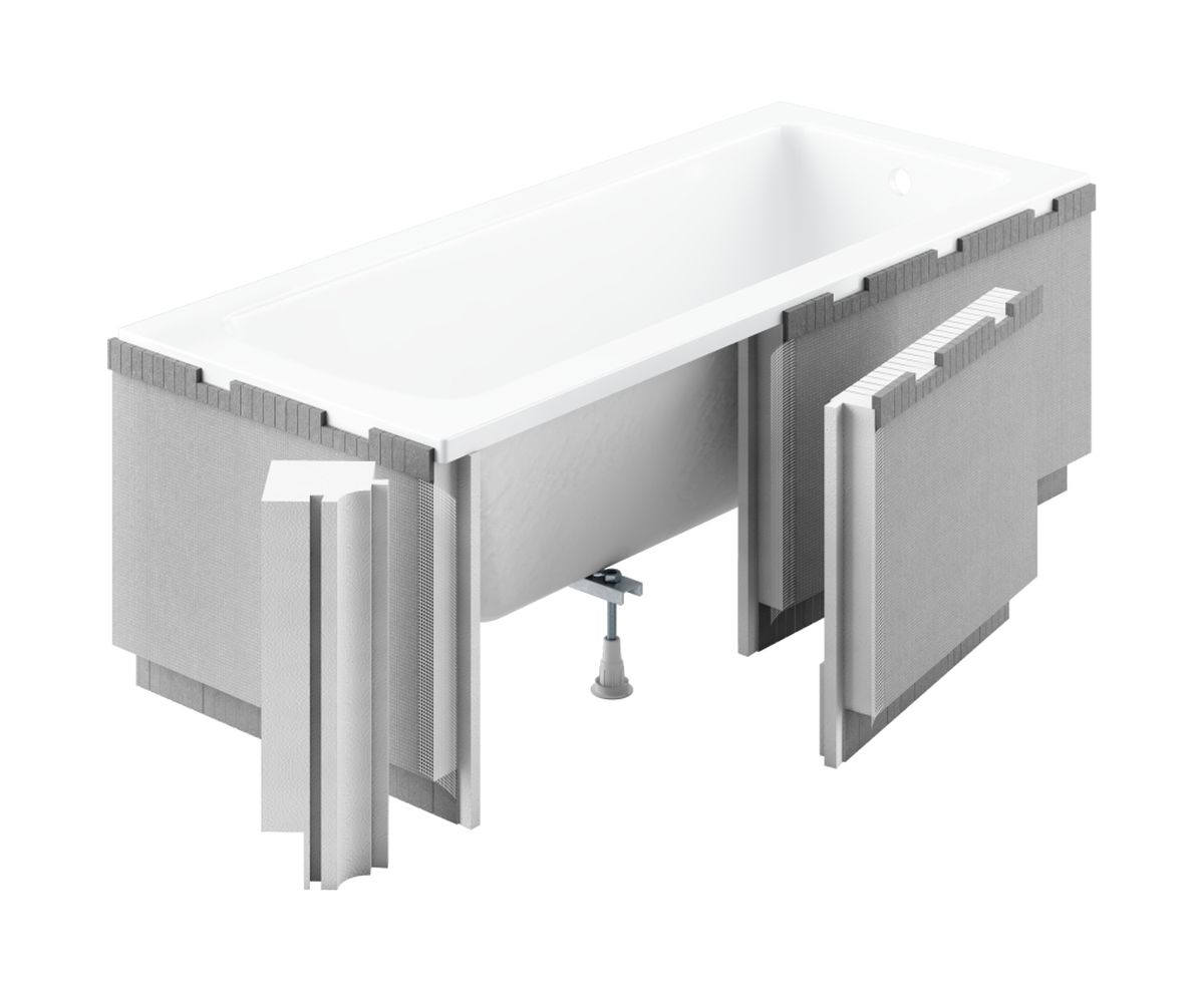 Schedpol Standard Plus Badewannenverkleidung 1.041-LED