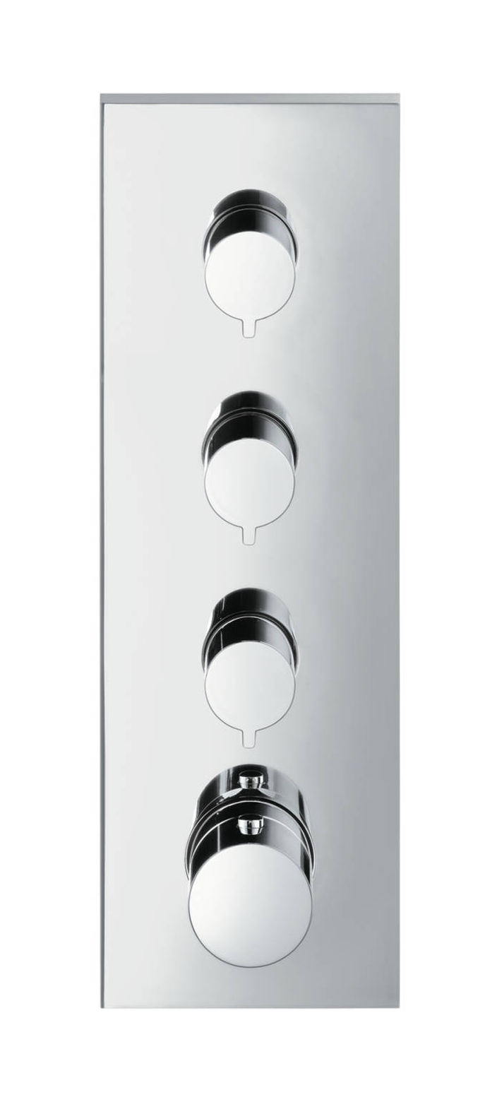 Axor Starck Shower Collection Badewannen- und Duscharmatur Unterputz mit Thermostat chrom 10751000