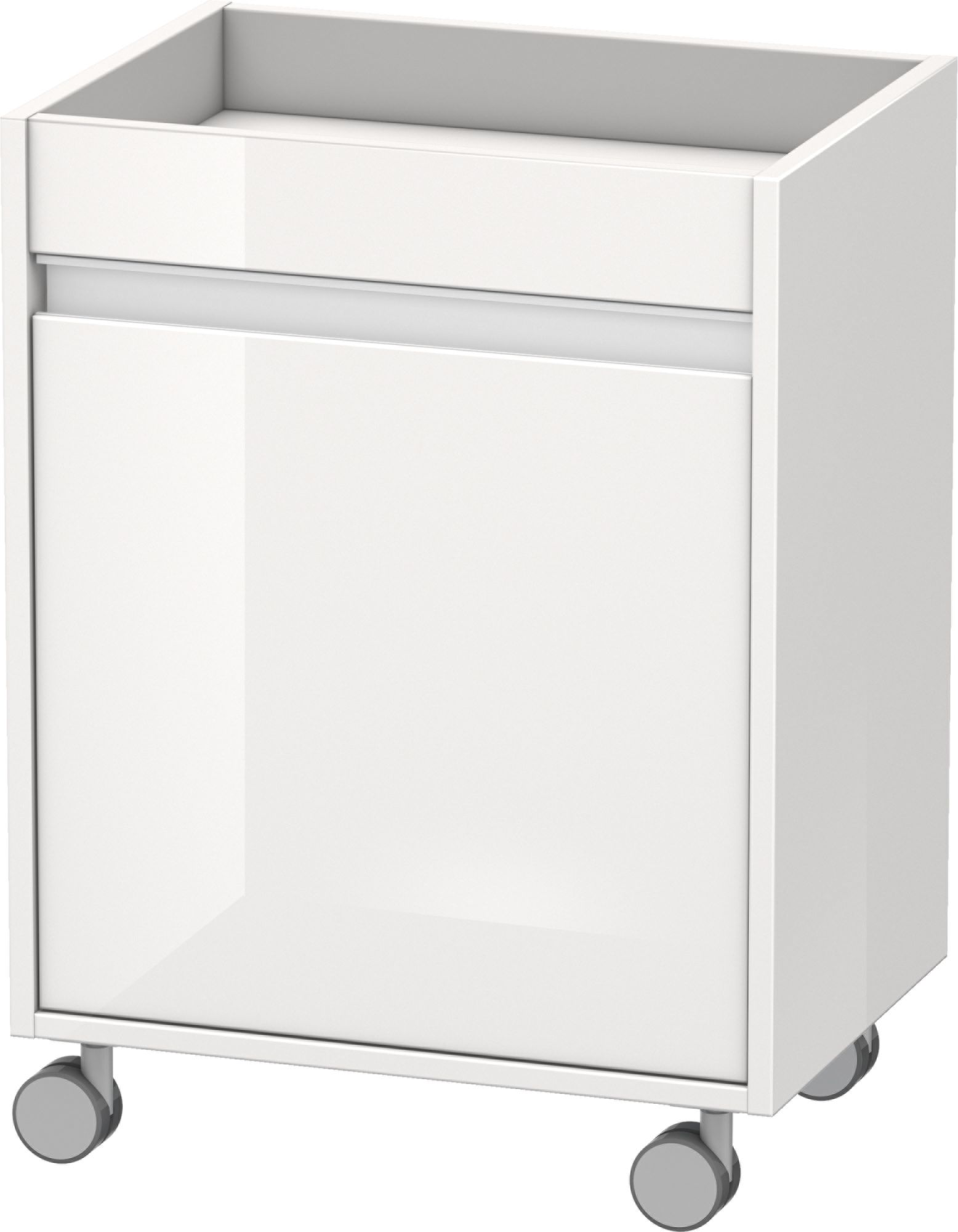 Duravit Ketho Kabinett 50x36x67 cm Seitenschrank stehend weiß KT2530R2222