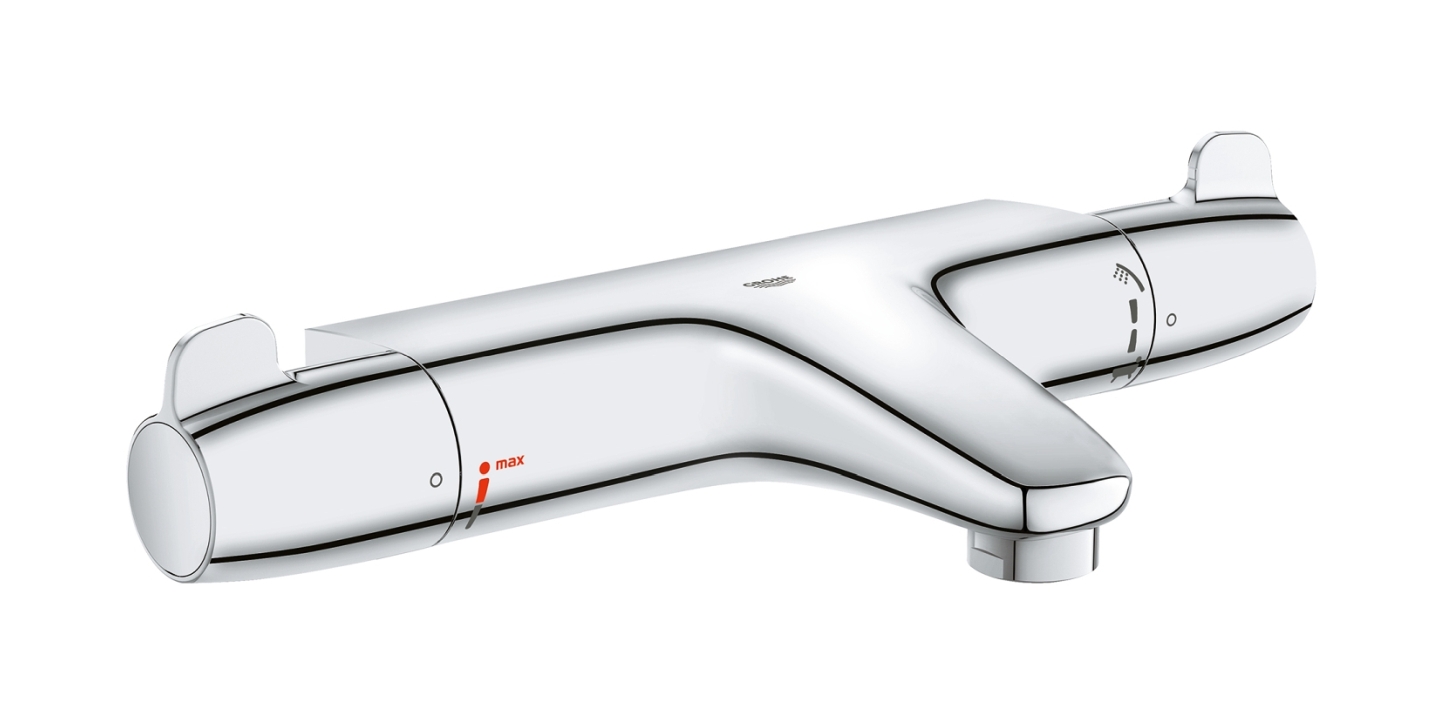 Grohe Grohtherm Special Badewannen- und Duscharmatur Wandmontage mit Thermostat StarLight Chrome 34671000