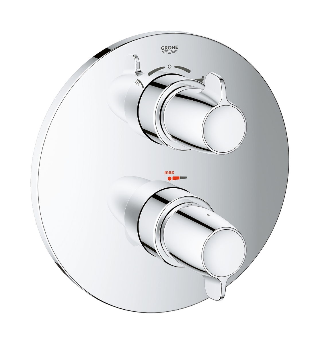 Grohe Grohtherm Special Badewannen- und Duscharmatur Unterputz mit Thermostat StarLight Chrome 29095000