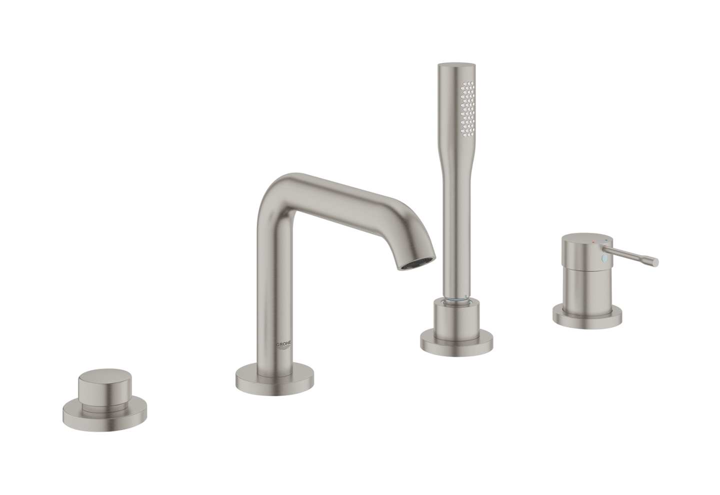 Grohe Essence Badewannen- und Duscharmatur awannenmontiert SuperSteel 19578DC1