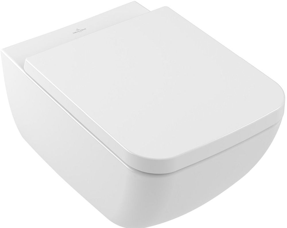 Villeroy & Boch Venticello Toilletensitz absenkautomatik weiß 8M22S101