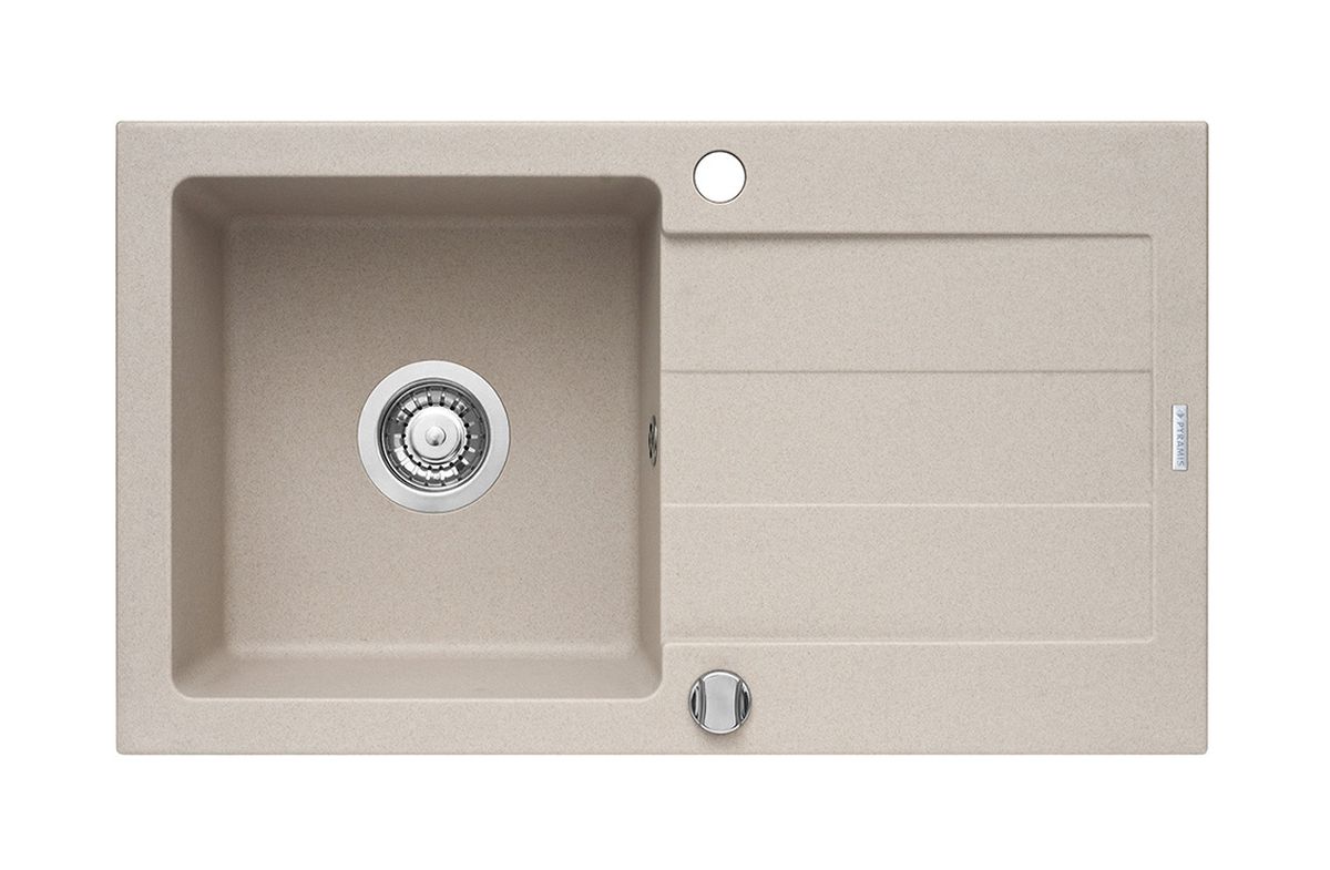 Pyramis Sparta Granitspüle 76x44 cm weiß 070027601