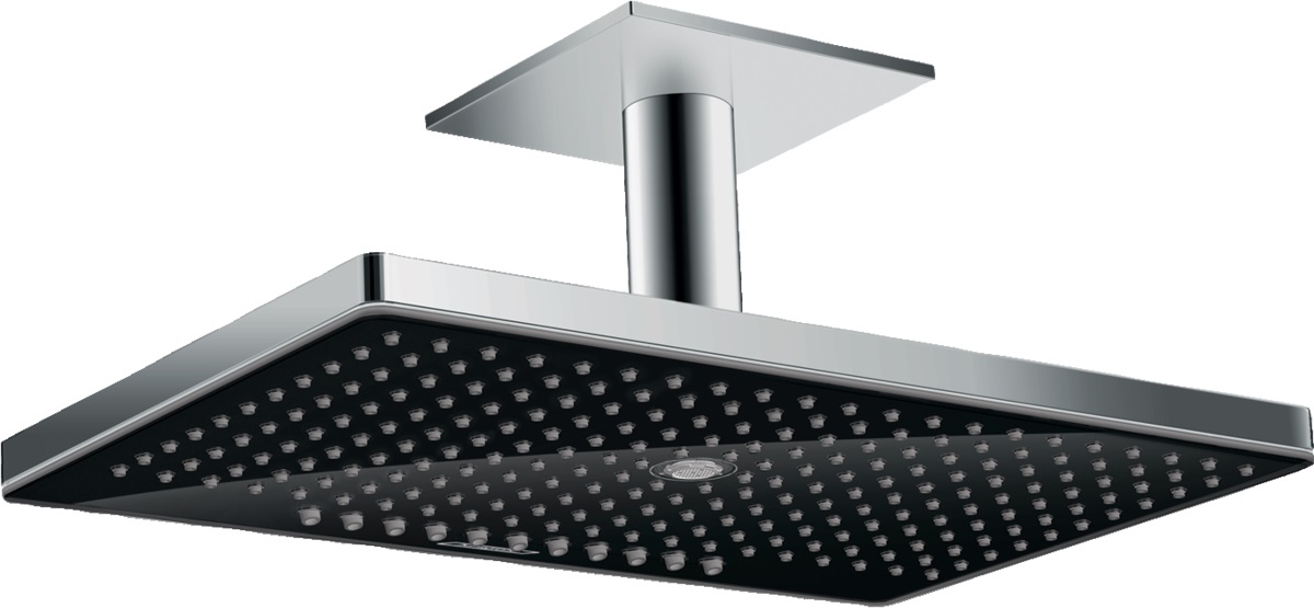 Hansgrohe Rainmaker Select Kopfbrause 46x30 cm rechteckig chrom-schwarz 24006600