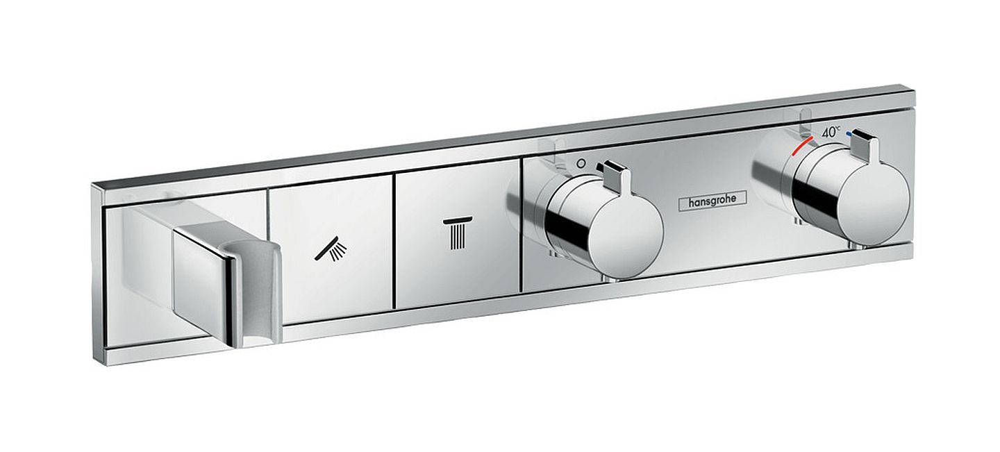 Hansgrohe RainSelect Badewannen- und Duscharmatur Unterputz mit Thermostat chrom 15355000