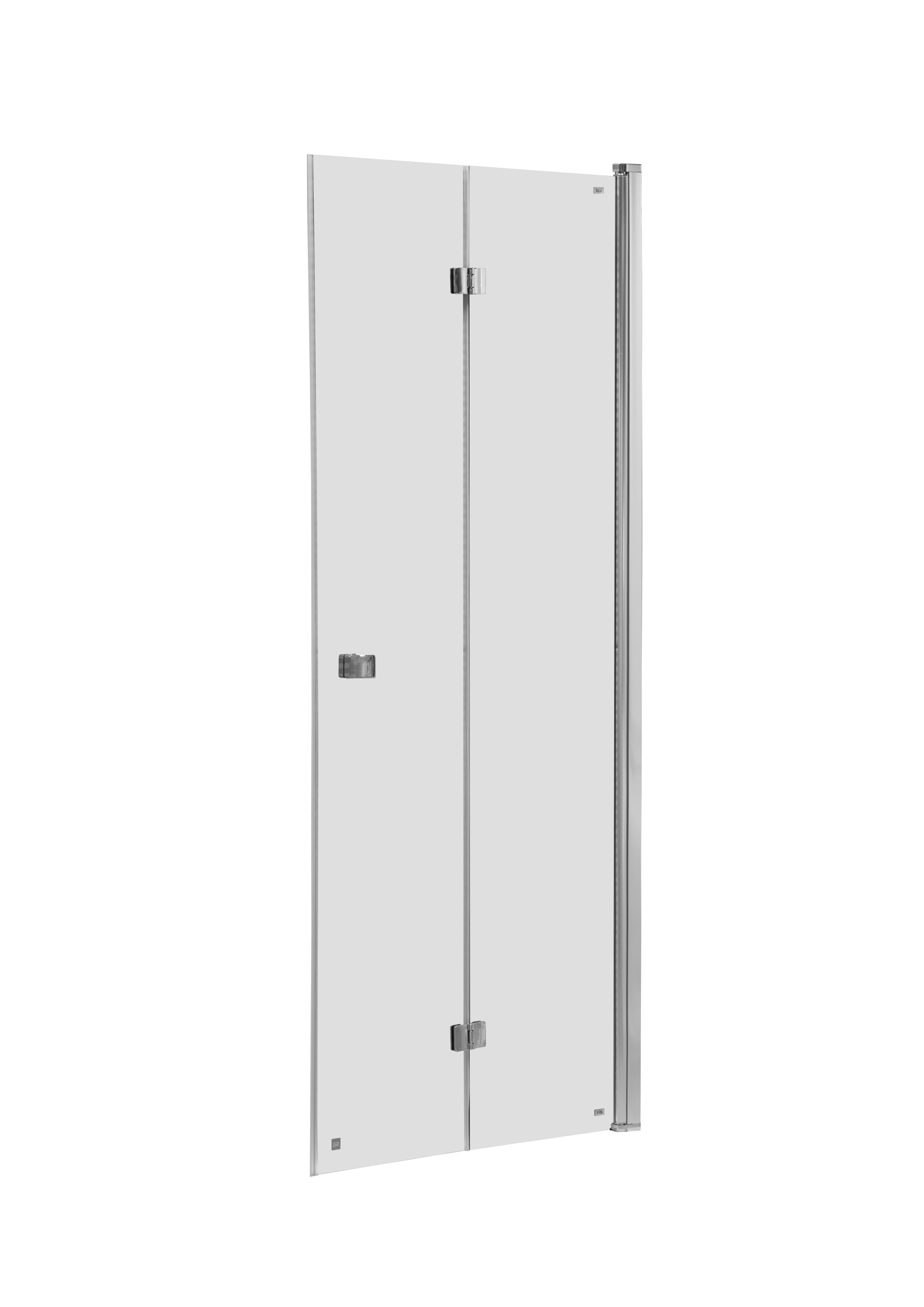 Roca Capital Duschtüren 80 cm faltbar chrom Glanz/durchsichtiges Glas AM4508012M