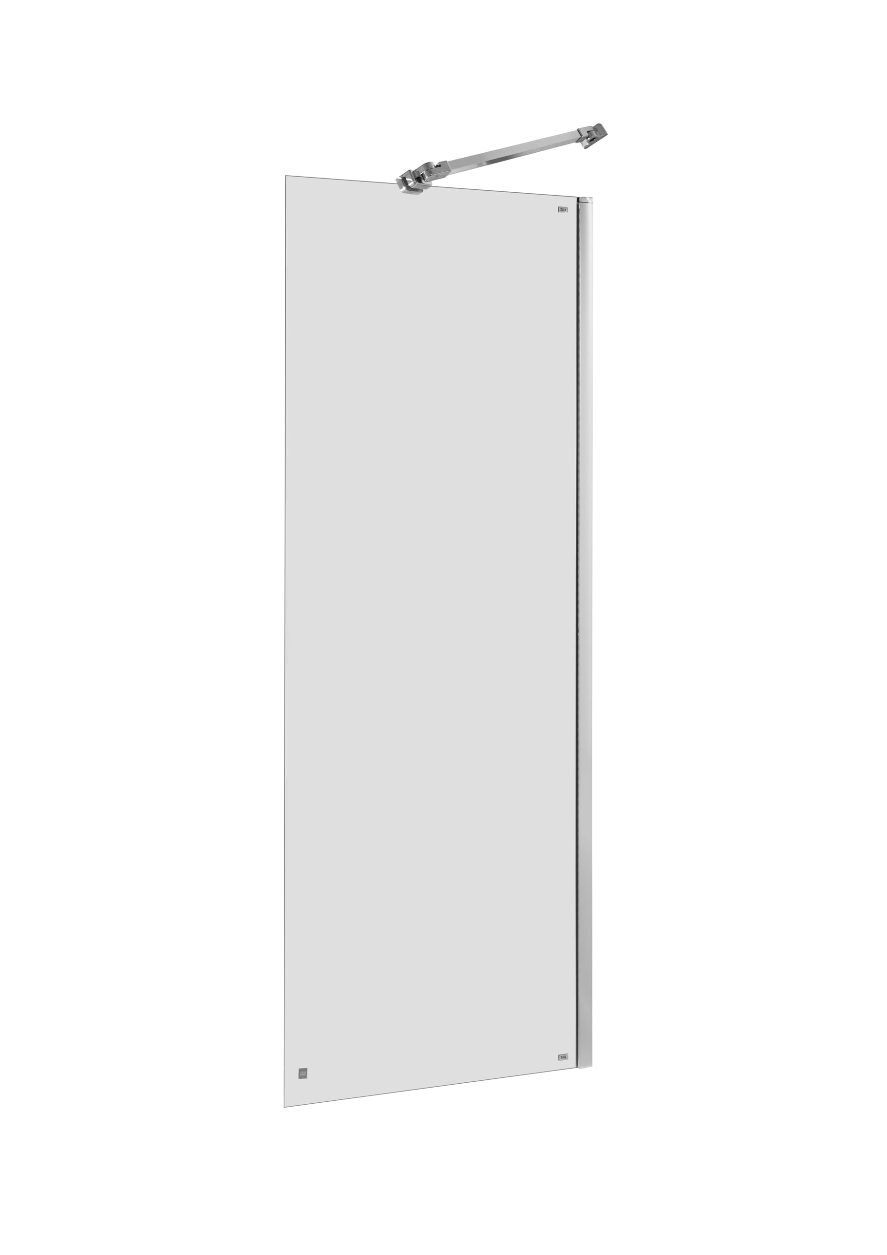 Roca Capital Duschwand 70 cm chrom Glanz/durchsichtiges Glas AM4407012M