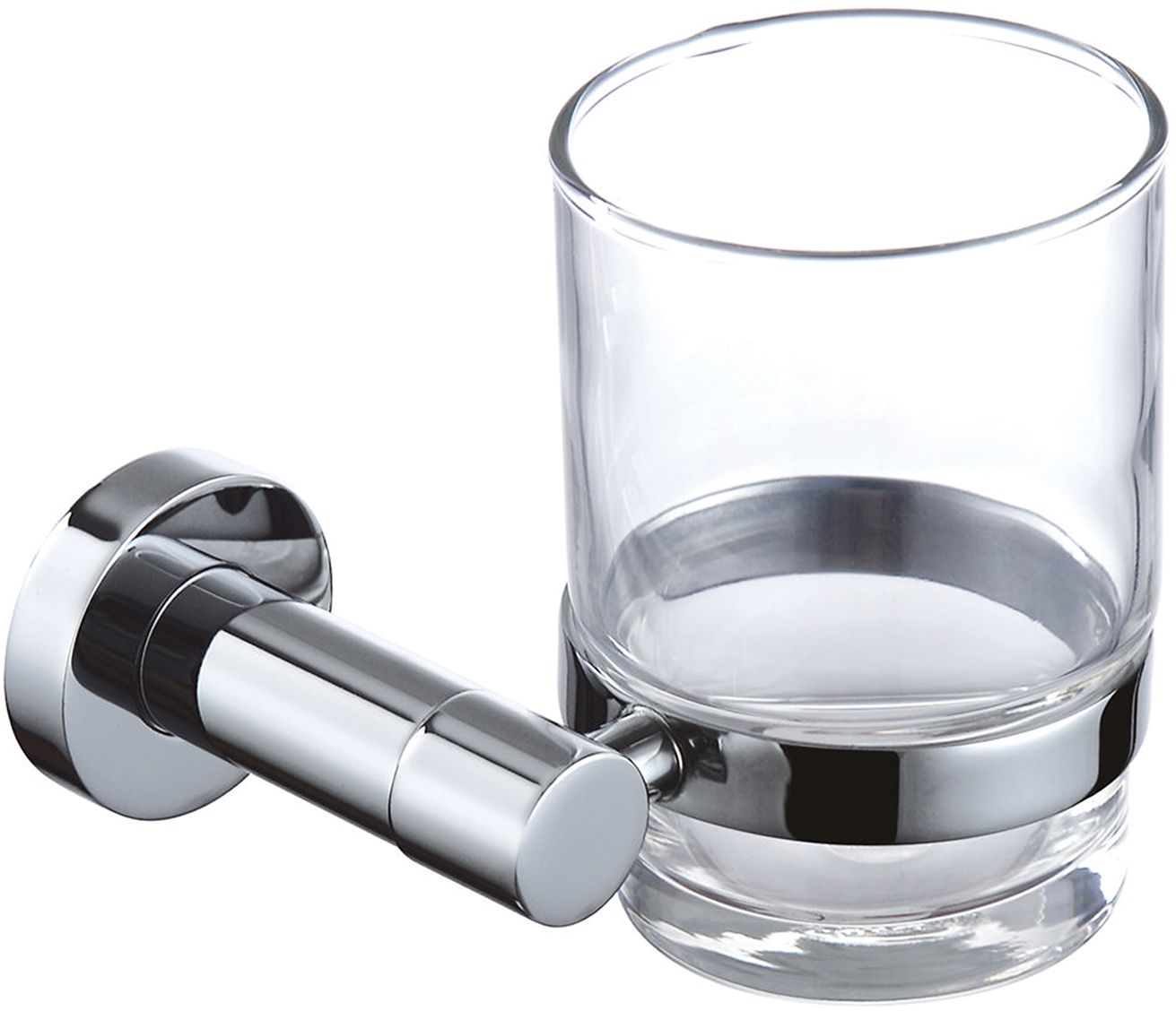 Omnires Modern Project Zahnputzbecher transparent-chrom MP60320CR