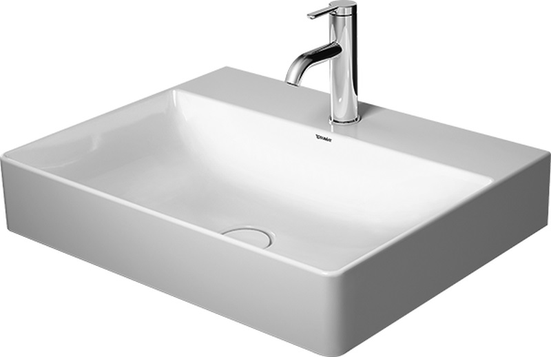 Duravit DuraSquare waschbecken 60x47 cm rechteckig Möbel weiß 23536000411