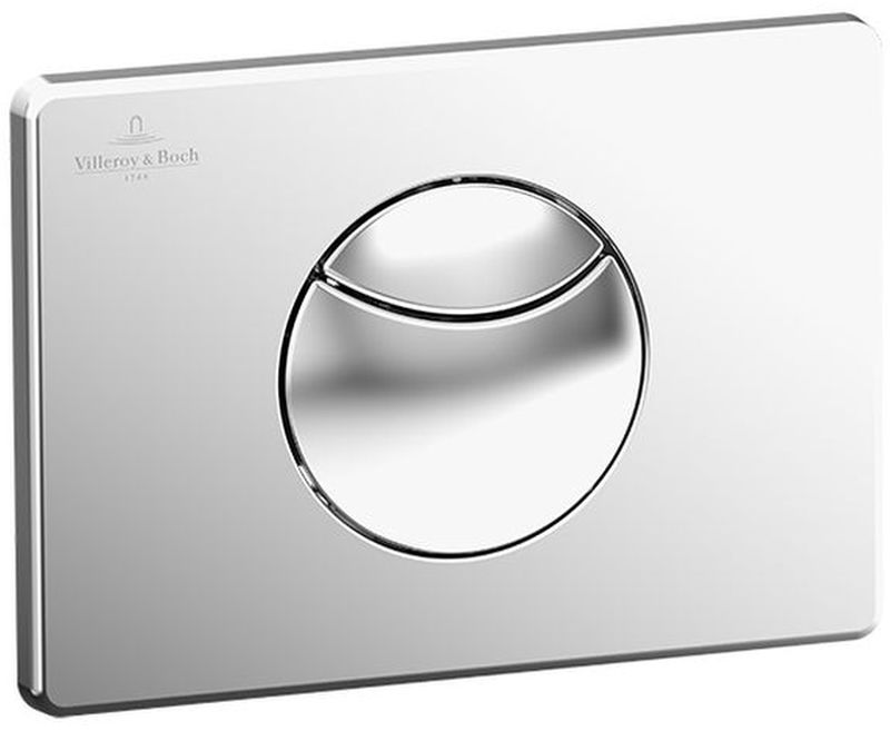 Villeroy & Boch ViConnect Betätigungsplatte für Toilette stahl 922485LC