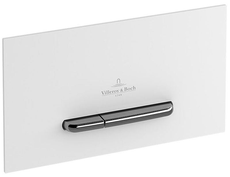 Villeroy & Boch ViConnect Betätigungsplatte für Toilette weiß 92216168