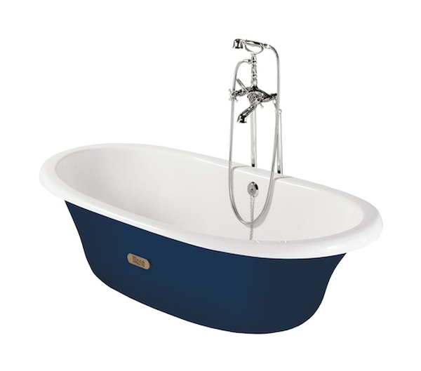 Roca Newcast Freistehende Badewanne 170x85 cm oval zweifarbig A233650004