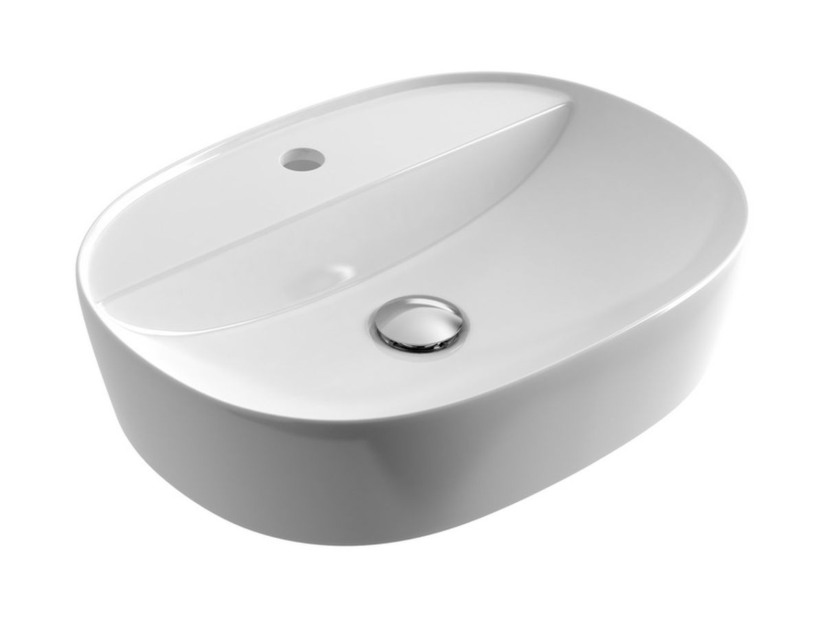 Actima Ronity Waschbecken 50x38 cm rechteckig Aufsatzwaschbecken weiß CEAC.2901.500.WH