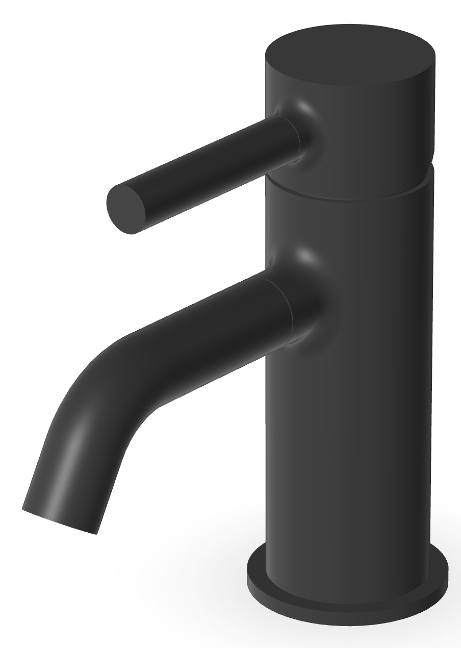 Zucchetti Pan Waschtischarmatur Stehend schwarz ZP6242.N6