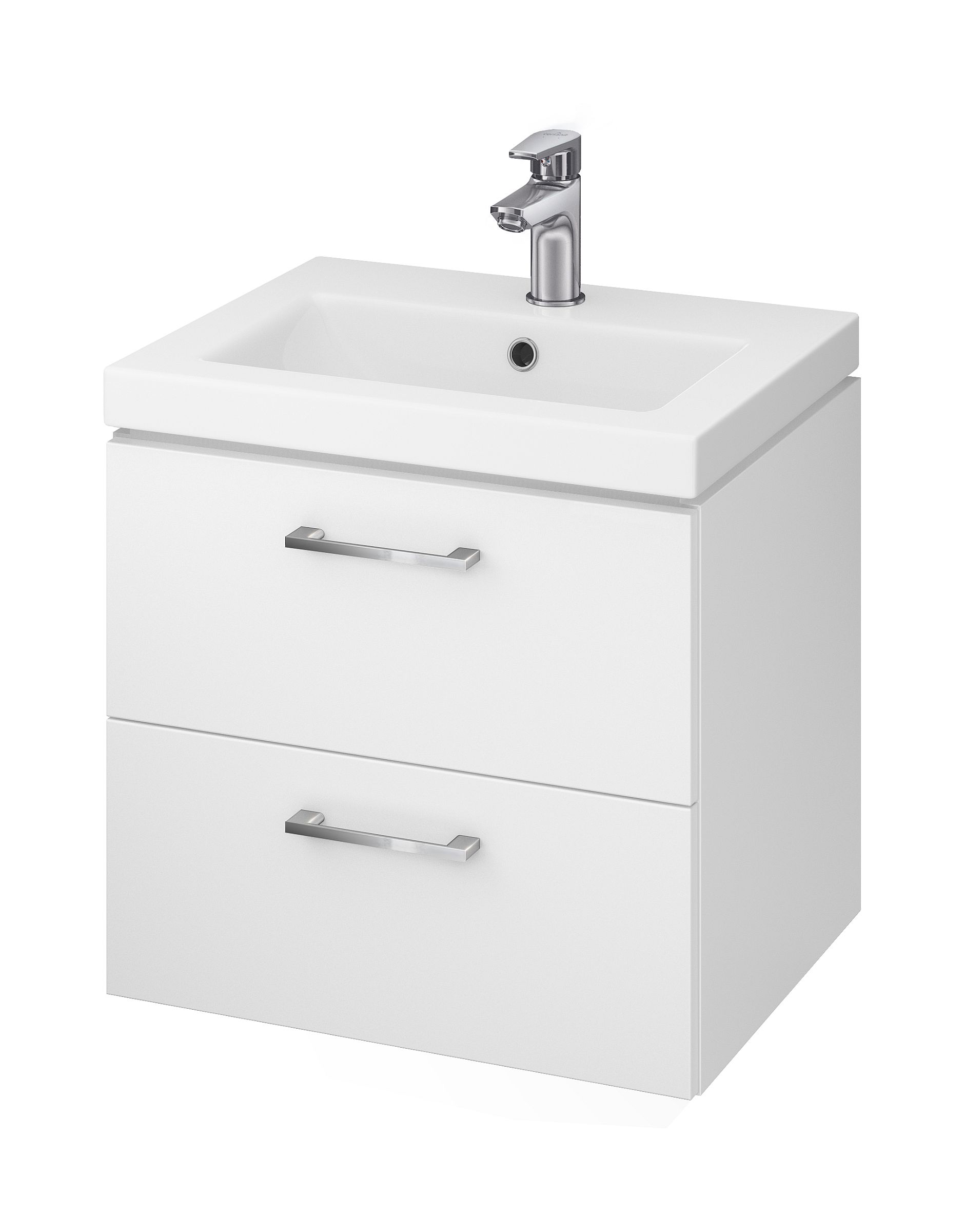 Cersanit Lara Waschbecken mit Unterschrank 49.4 cm weiß S801-146-DSM