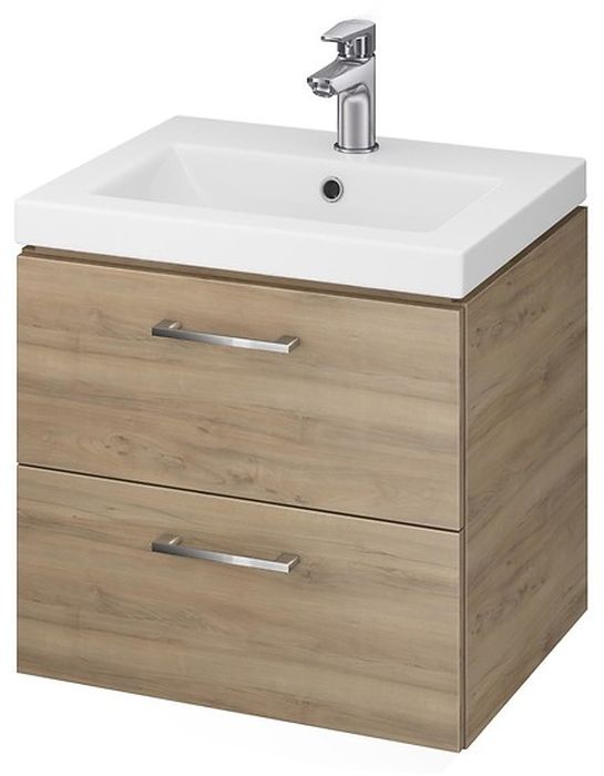 Cersanit Lara Waschbecken mit Unterschrank 49.4 cm nuss S801-153-DSM